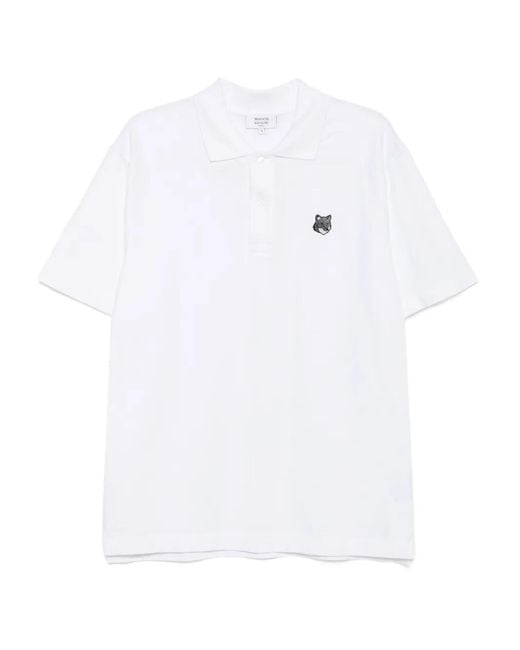 Maison Kitsuné White Fox Head Comfort Polo for men