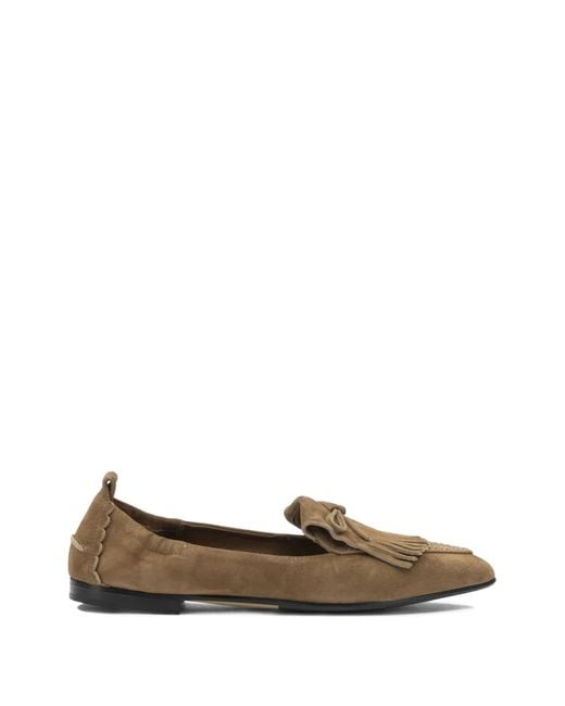 Pomme D ́Or Brown Grace Loafers