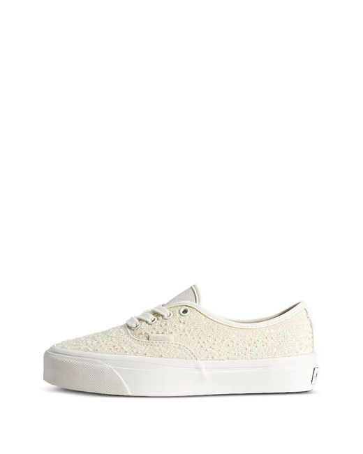 Vans White Authentic Beaded Sneakers for men