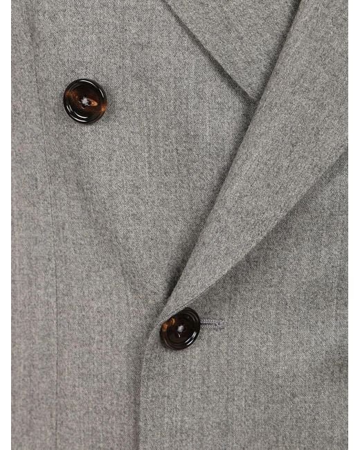 Tagliatore Gray Montecarlo Double-Breasted Suit for men