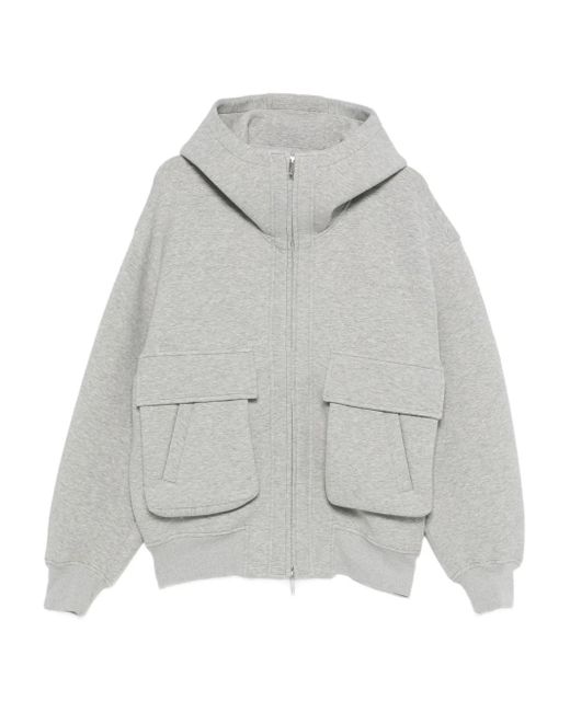 メンズ Feng Chen Wang フーデッドジャケット Gray