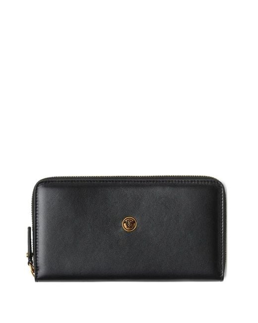 Versace Black Emblème Leather Wallet