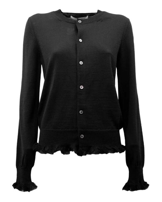 Comme des Garçons Black Jana Cardigan aus Kaschmir