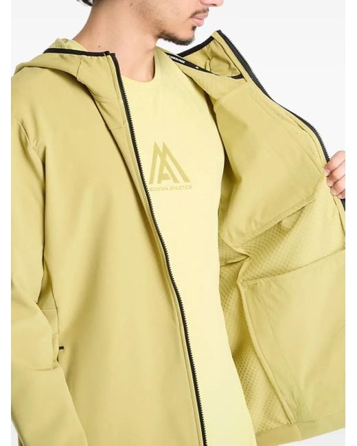 The North Face Yellow Logo-Print Jacket for men