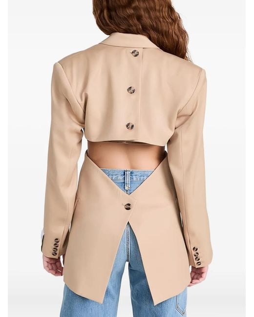 ROKH Natural Layered Blazer