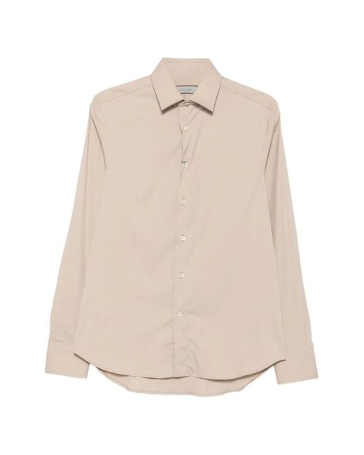 Canali Natural Long-Sleeve Button-Up Shirt for men