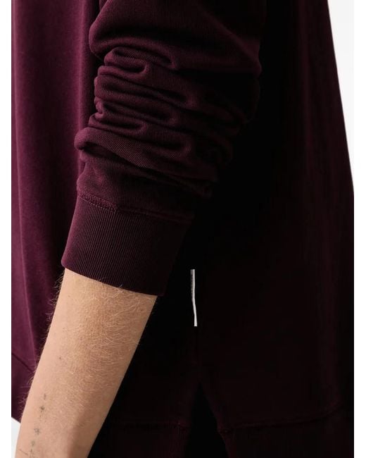 Marc O' Polo Red Logo-Print Raglan-Sleeve Sweatshirt