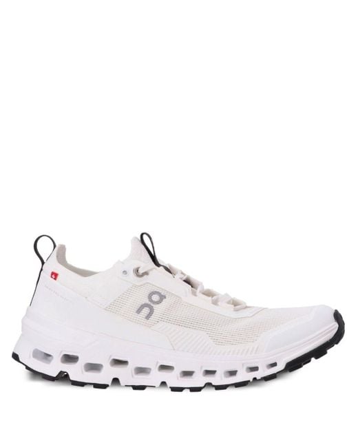 On Shoes White Cloudultra 2 Mesh Sneakers