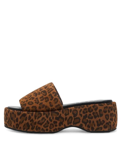 Sandali Leopardati 65Mm di Bimba Y Lola in Brown