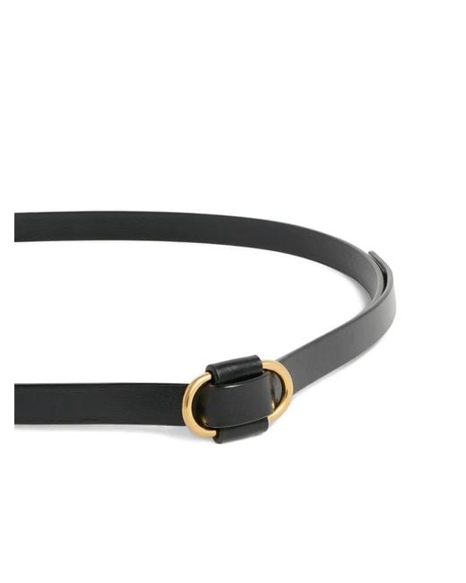 DSquared² White Oval Buckle Twin Belt