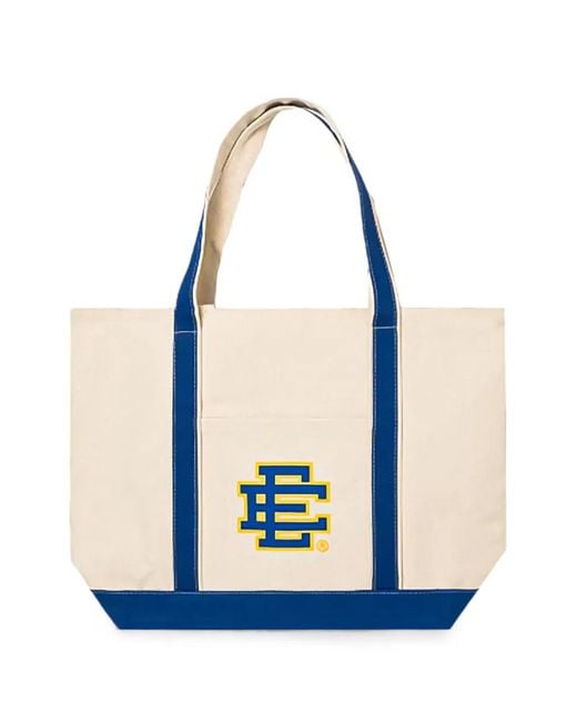 Eric Emanuel Blue Ee Tote Bag for men