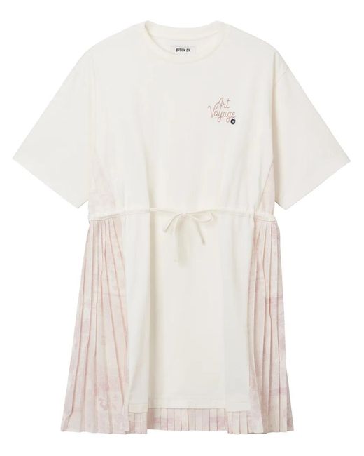 Musium Div. White Layered Mini Dress