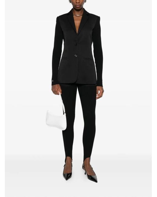Coperni Black Hybrid Rib Jacket