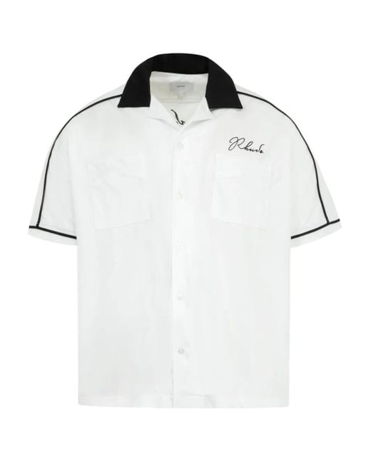 Rhude White Fonda Del Sol Shirt for men