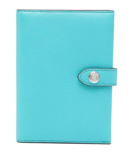 Tory Burch Blue Portefeuille À Logo Imprimé
