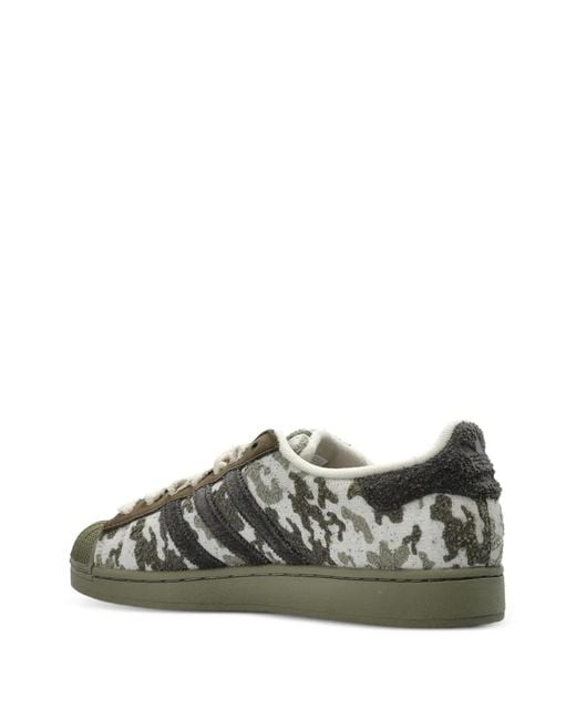 Adidas Green Superstar Ii Sneakers