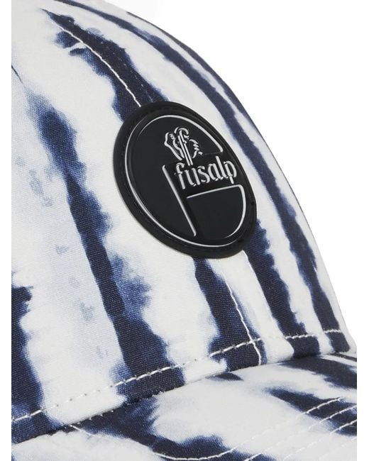 Fusalp White Stripe Logo Cap
