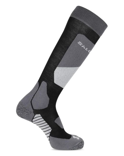 Salomon Black Panelled Socks for men