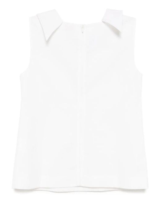 ShuShu/Tong White Square-Neck Top