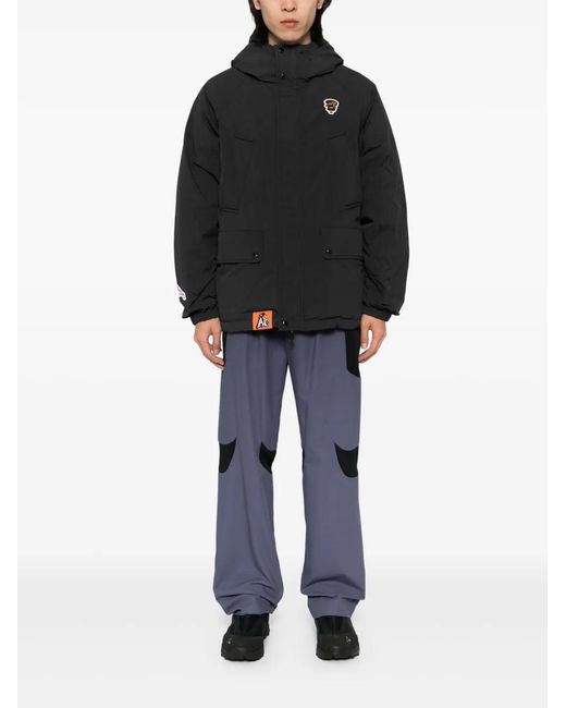 Aape By A Bathing Ape Black Logo Down Jacket for men