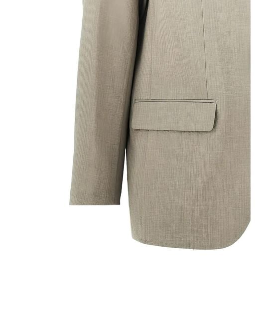 Emporio Armani Natural Button Single Blazer for men
