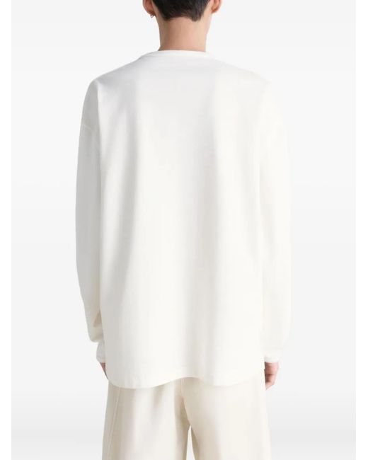 Lemaire White Cotton T-Shirt for men