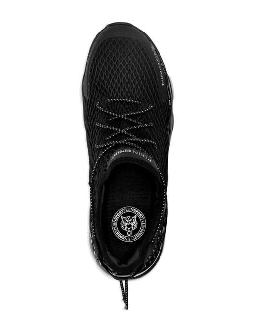 Philipp Plein Black Thunder Force Genx 01: Runner Edition Sneakers