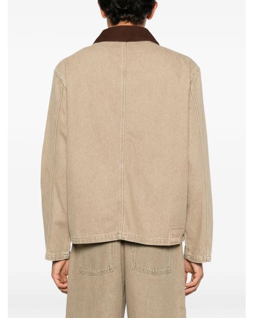 Drole de Monsieur Natural Zip-Fastening Long-Sleeve Jacket for men