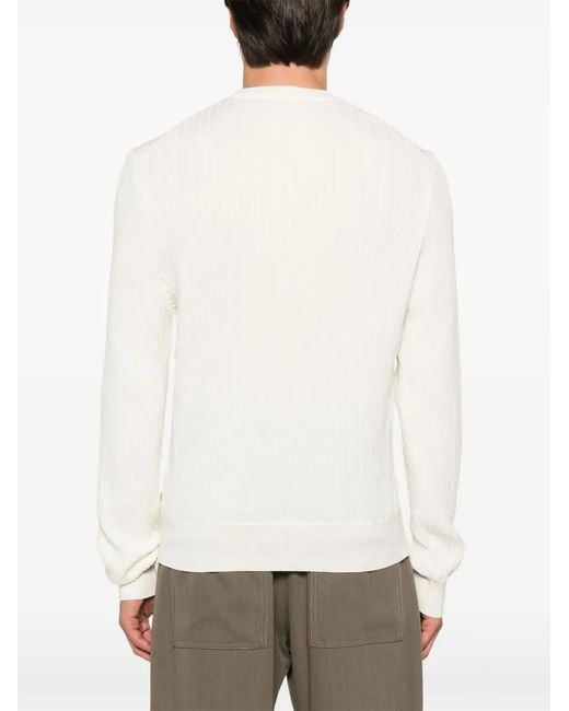 Pull Eldo Boss pour homme en coloris White