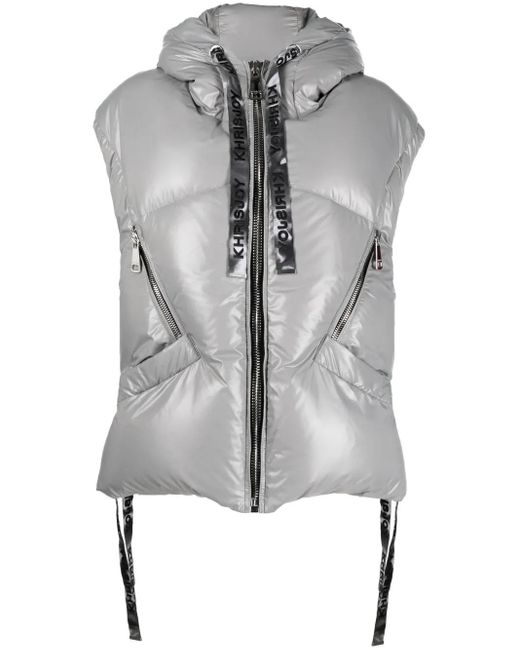 Chaleco Acolchado Con Capucha Khrisjoy de color Gray