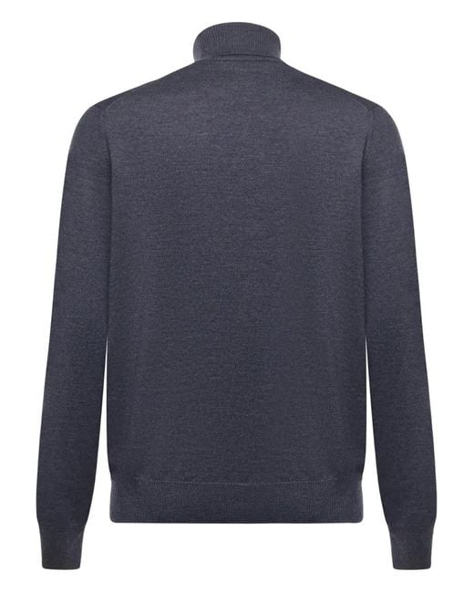 Fay Blue Pull À Col Roulé for men