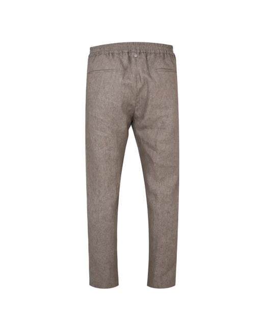 Tombolini Gray Zero Gravity Drawstring Trousers for men