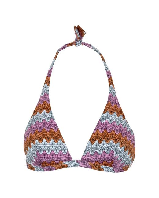 Vilebrequin Red X Mary Katrantzou Swimsuit Bikini Top X Mary Katrantzou