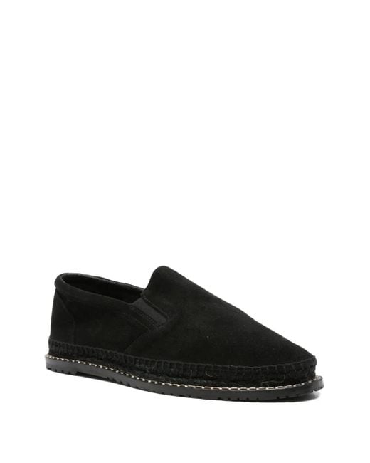 Castaner Black Suede Espadrilles for men