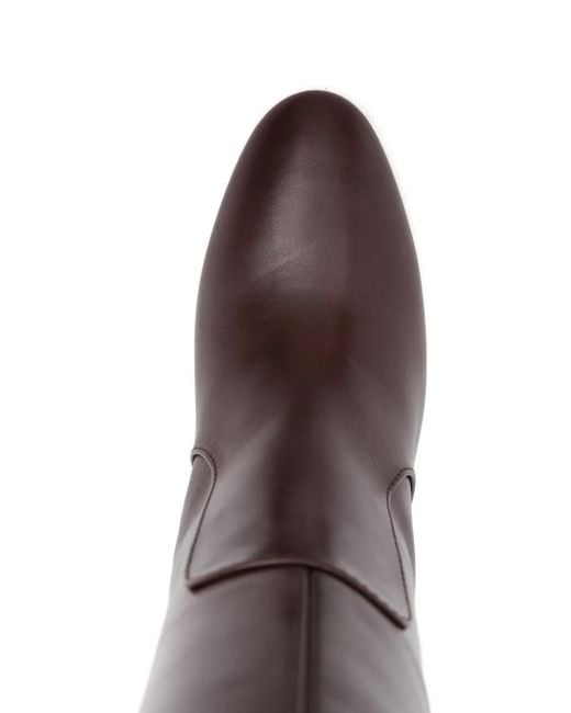 Via Roma 15 Brown Stiefel mit V-Detail