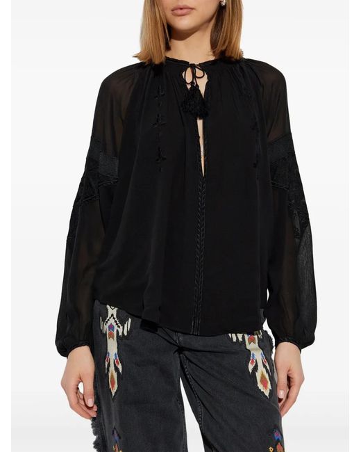 Isabel Marant Blue Oris Blouse