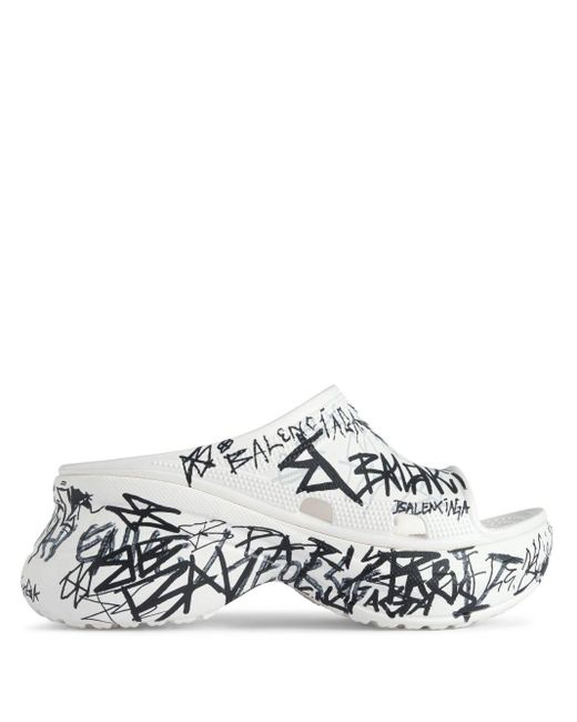 Balenciaga X Crocs サンダル White