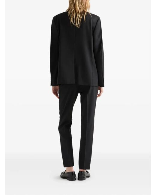 Prada Black Wool Trousers