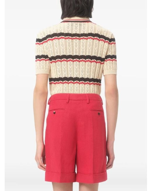 Valentino Garavani Natural Vlogo-Patch Polo Shirt for men