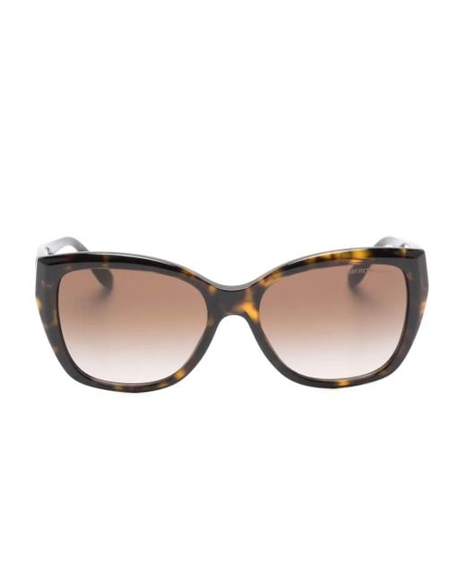 Emporio Armani Natural Geometric Sunglasses