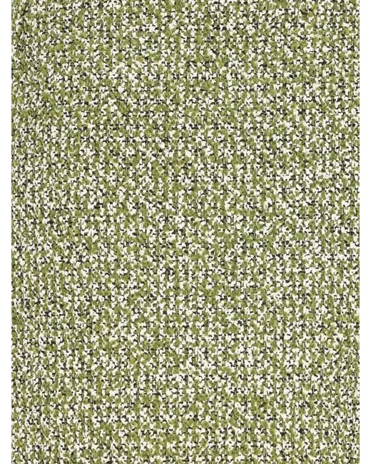 Gucci Green Bouclé Mini Skirt