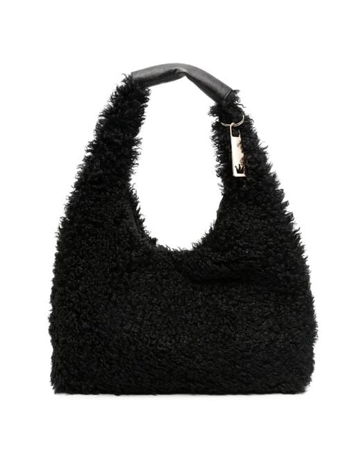 La Milanesa Black Oprah Shoulder Bag