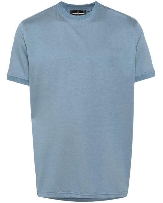 T-shirt con ricamo di Salvatore Santoro in Blue da Uomo