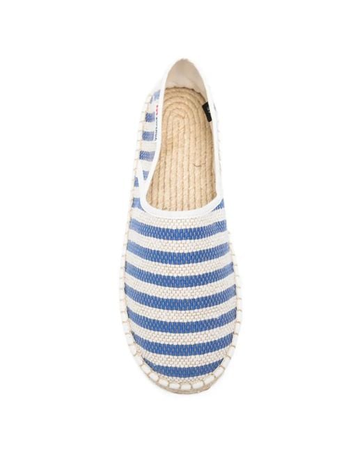 Superga Blue 3009 Striped Espadrilles