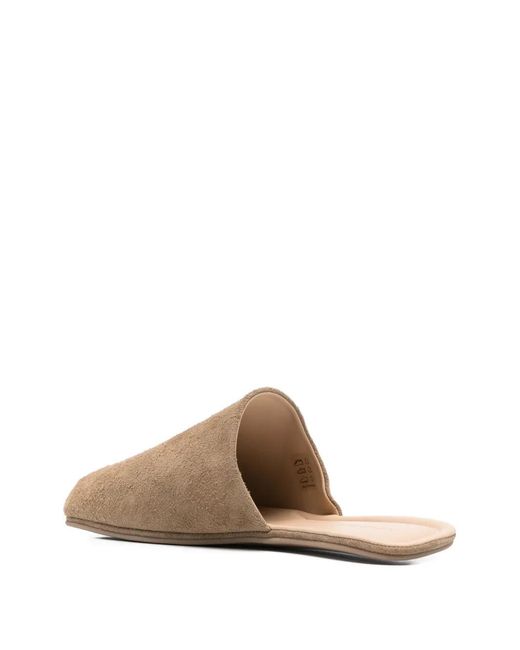 Our Legacy White Cigarr Suede Mules for men