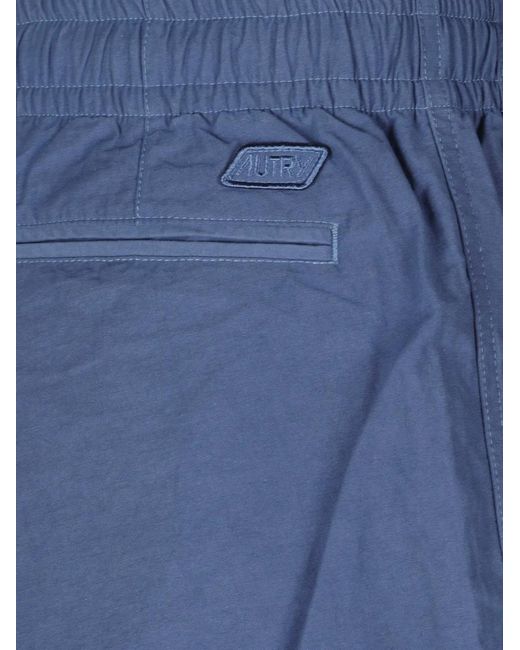 Autry Blue Button Trousers for men