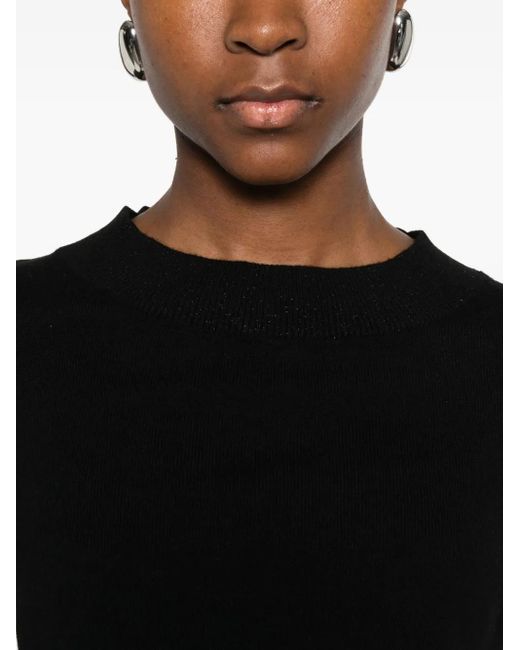 Barba Napoli Black Pullover Mit Rundem Ausschnitt