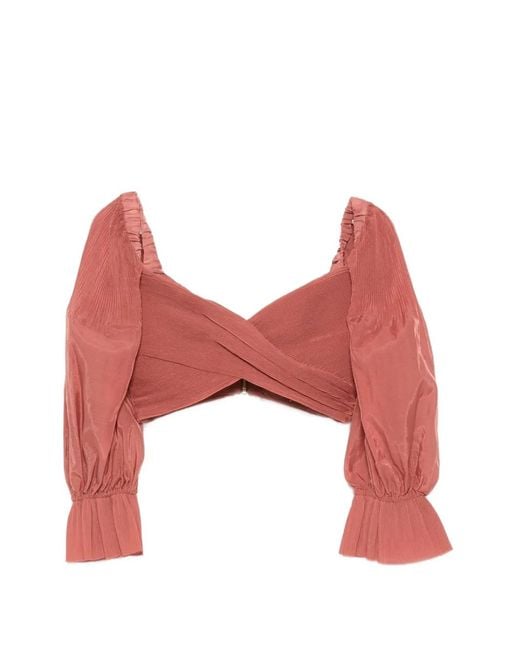 Zimmermann Geplooide Top in het Red