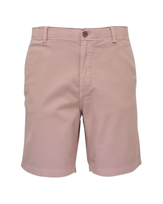 Faherty Brand Pink Belt-Loop Shorts for men
