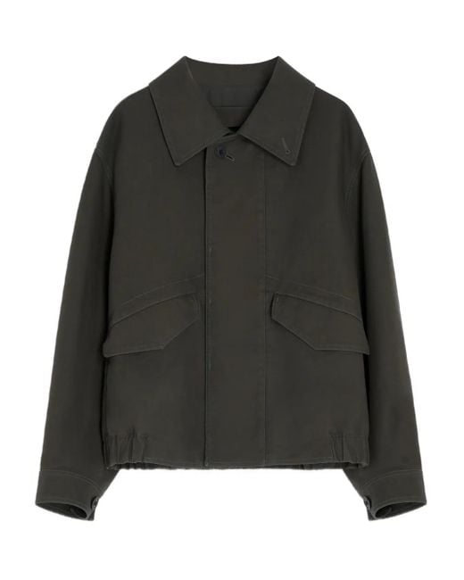 Lemaire Hemdjacke Mit Klappentaschen in Black für Herren